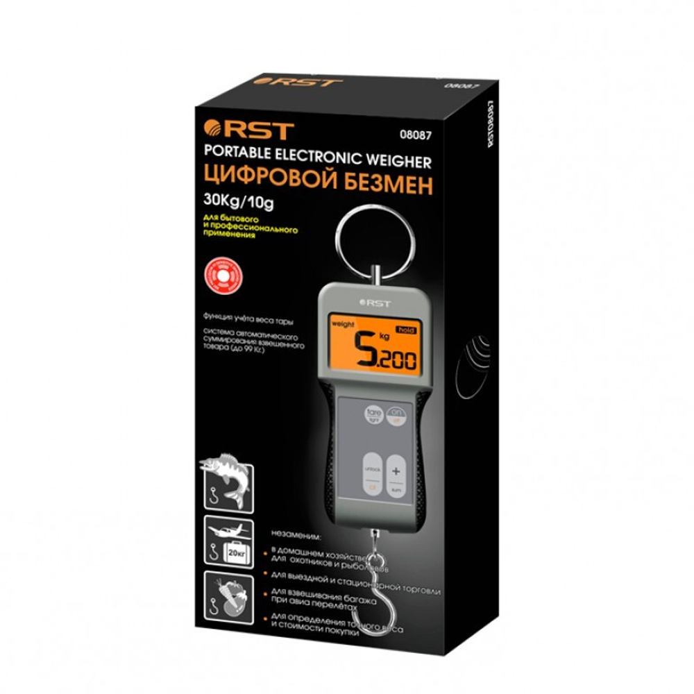 Цифровой безмен RST08087  до 30 кг