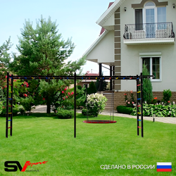 Уличная шведская стенка Sv Sport рукоход х 2 У52100 (Турник/Гнездо 80см)