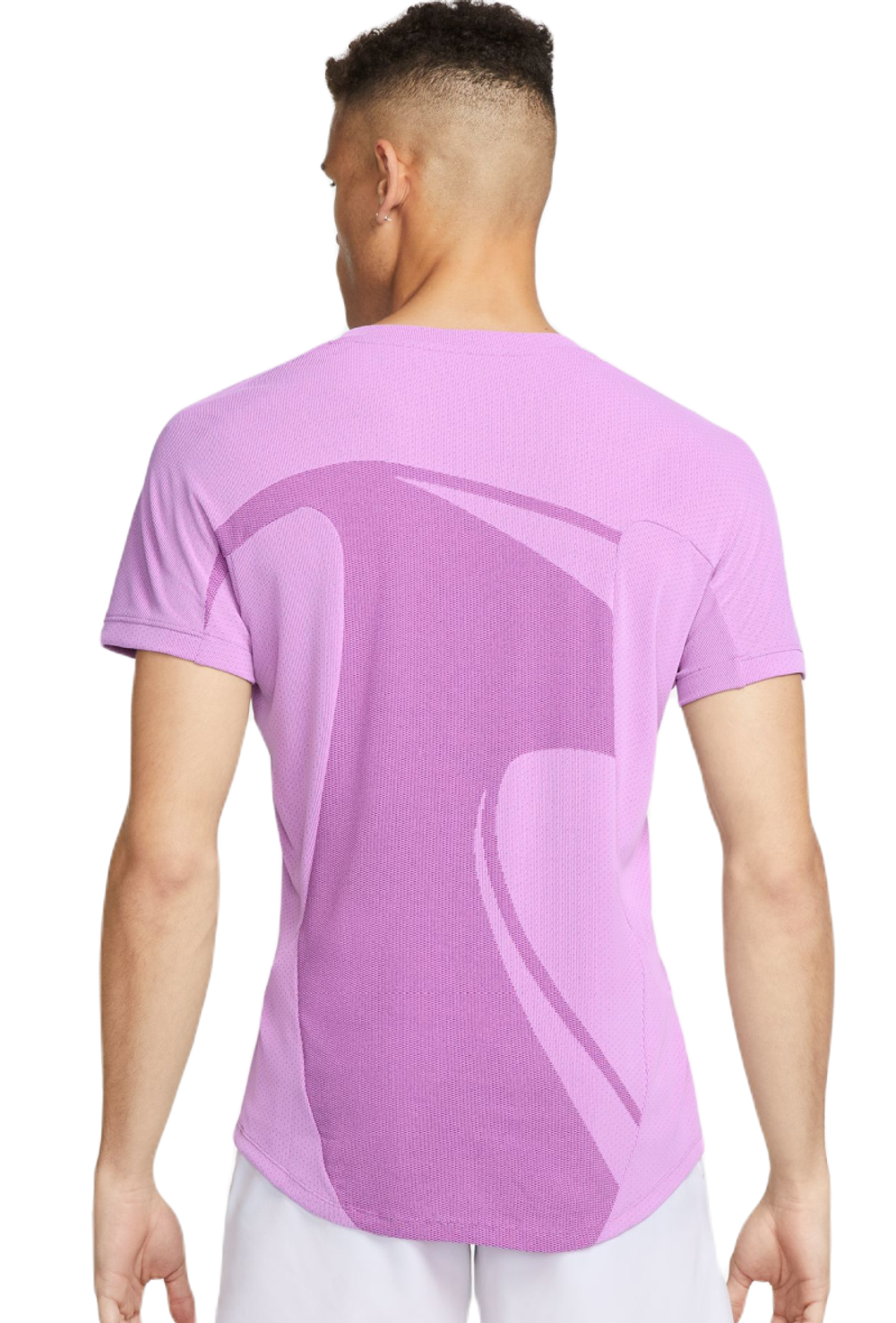 Мужская теннисная футболка Nike Dri-Fit Rafa Tennis Top - rush fuchsia/white