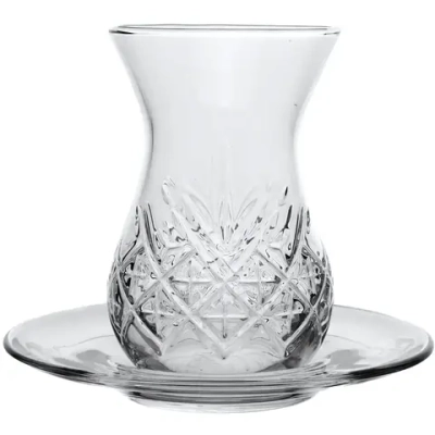 Чайный набор 12 предметов «Таймлесс» (6стаканов 170мл+6блюдец 12см) 950094B