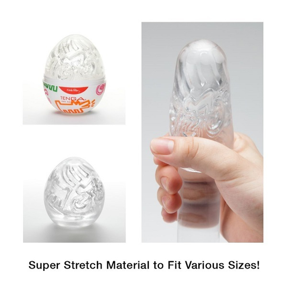 Мастурбатор-яйцо Tenga Keith Haring EGG Street KHE-001
