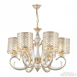 Подвесная люстра Arte Milano Florentia-1237 301237/6 Wh/Gd
