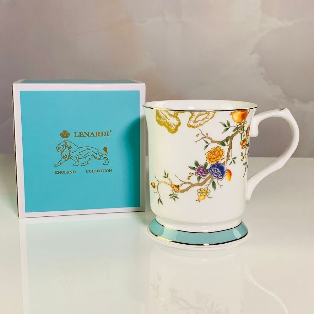 Lenardi 145-491 Кружка 350 мл HANOMI в под.уп.(х36)Костяной фарфор