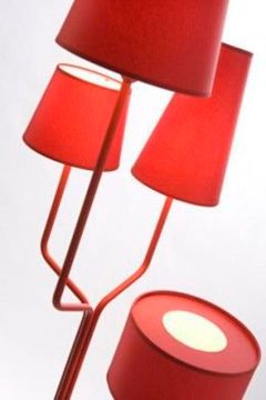 торшер TRIA (красный )