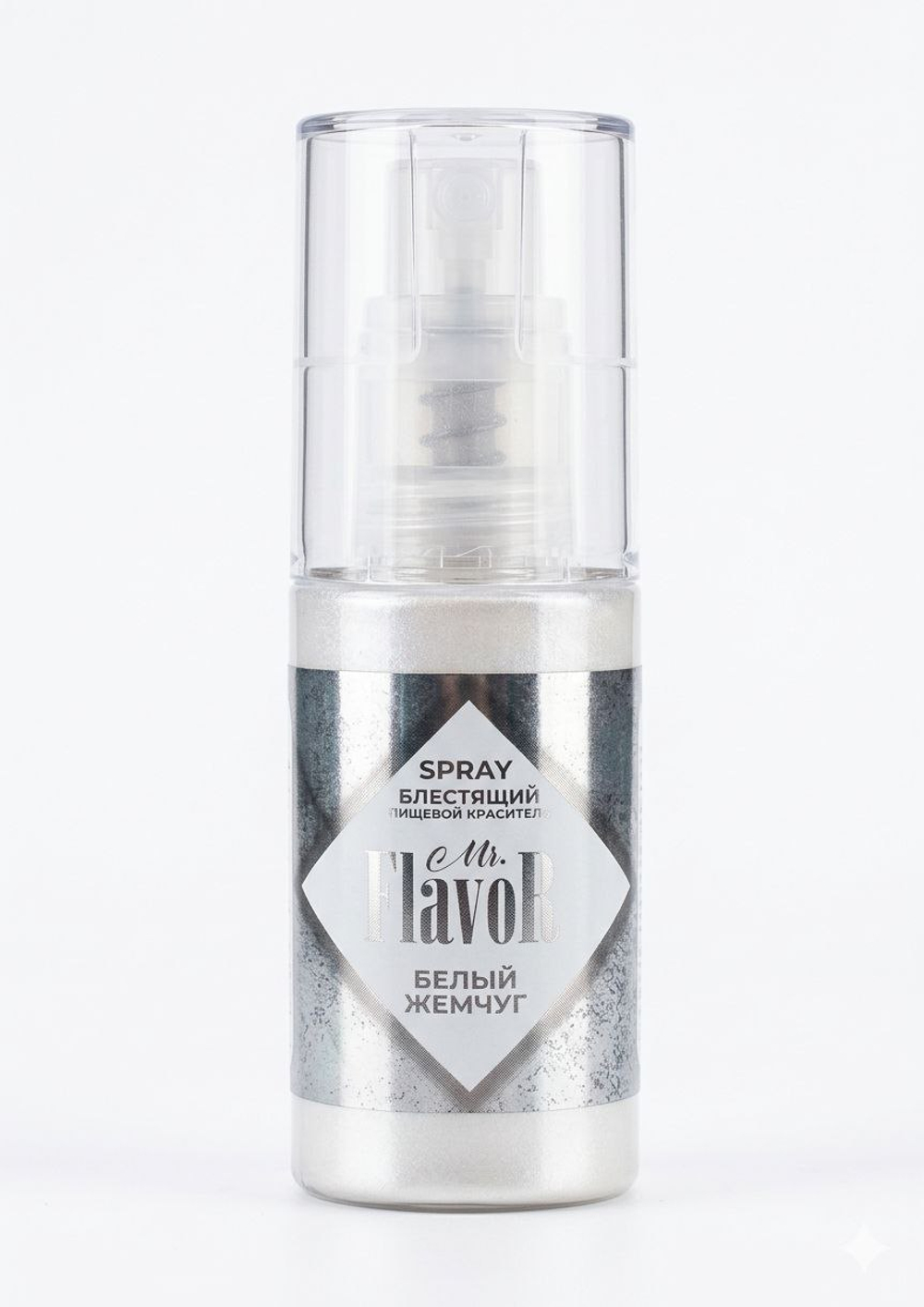 Сухой Блестящий Краситель с распылителем Mr.Flavor Белый жемчуг 10гр