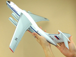 Модель самолета Ил-76МД (М1:100, АЭРОФЛОТ, RA-78850, шасси)