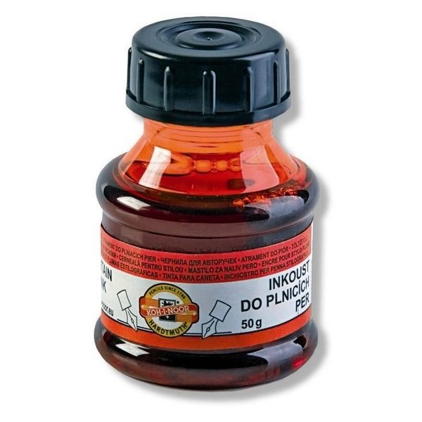 Чернила KOH-I-NOOR 50гр, красные, флакон