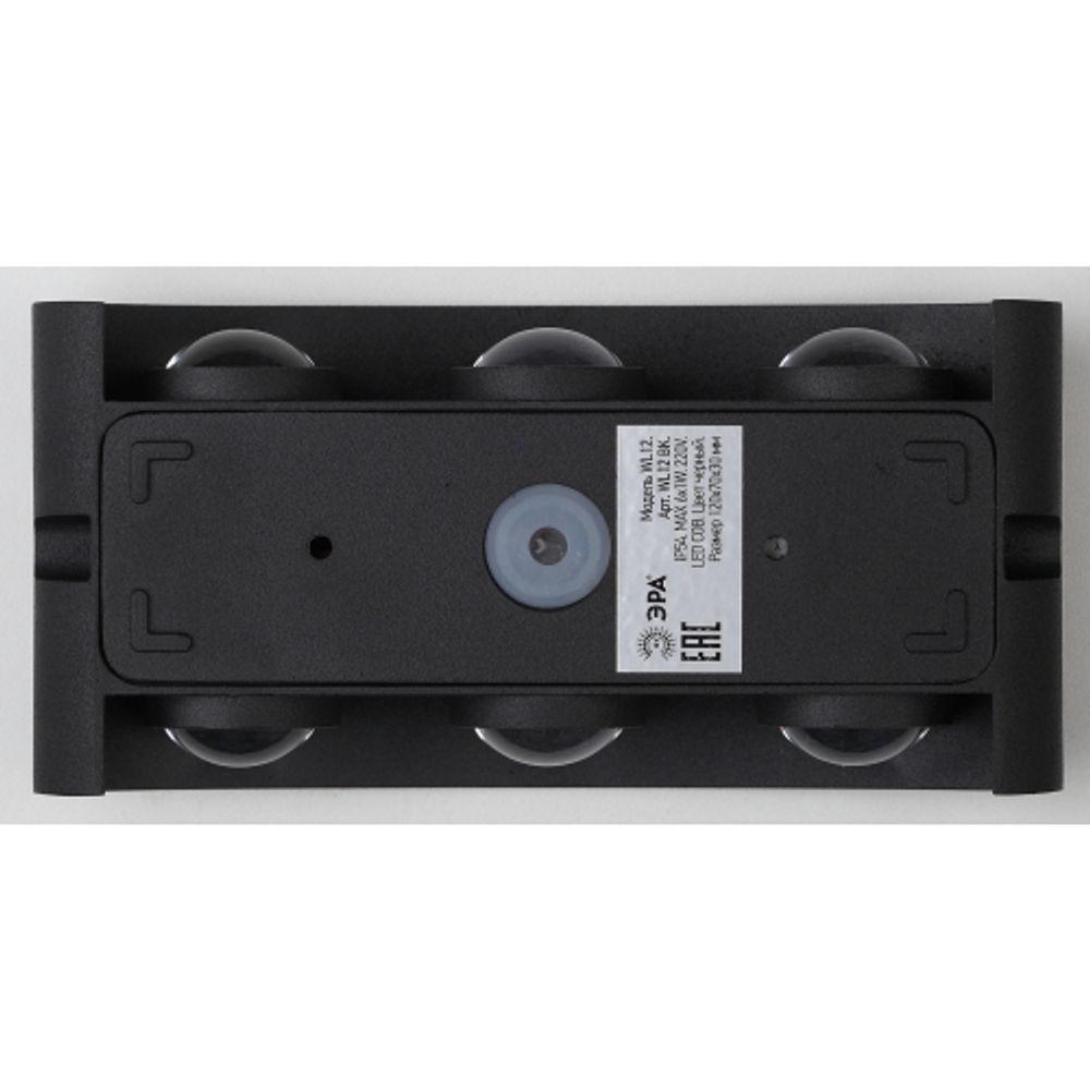 WL12 BK Подсветка ЭРА Декоративная подсветка светодиодная ЭРА 6*1Вт IP 54 черный