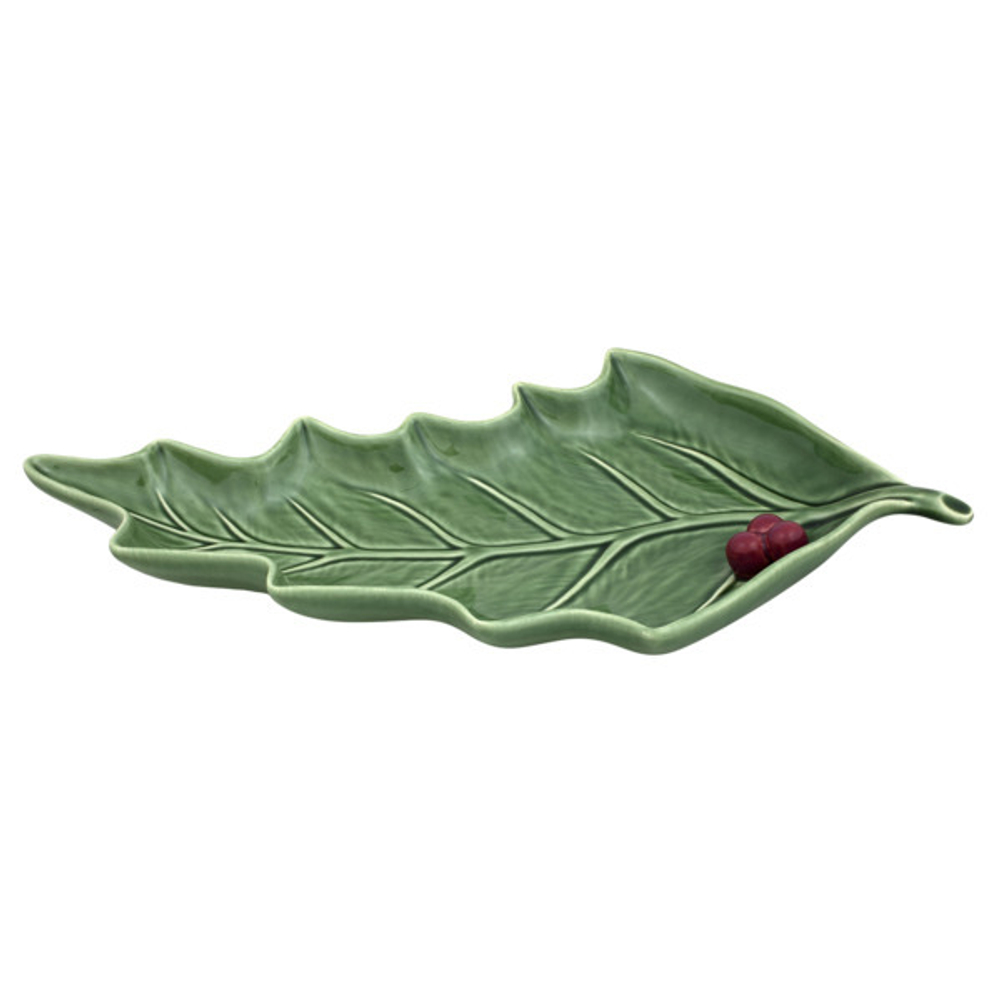 Блюдо рельефное 36см Bordallo Pinheiro Остролист