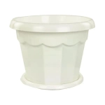 Горшок цв. Гармония 7л. с под. (белый) (комплект 20 шт)