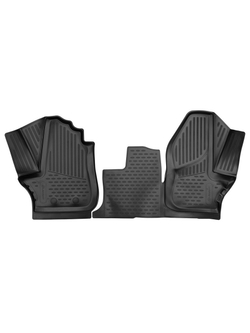 Коврики в салон для ГАЗ NN 2021- Фургон, 2шт. (полиуретан) ELEMENT3DAN0301210K.F