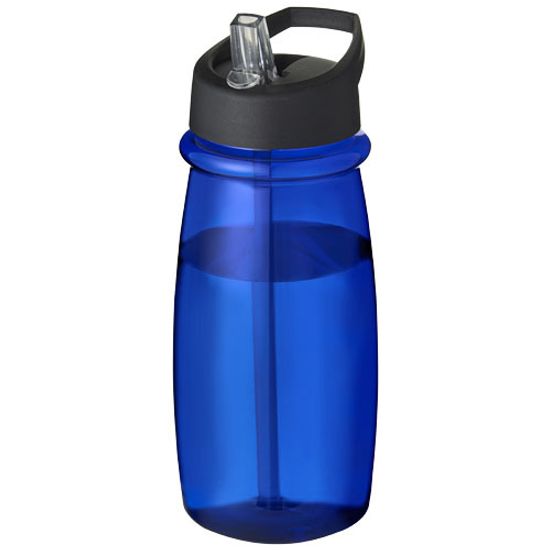 Спортивная бутылка H2O Pulse объемом 600 мл с крышкой-носиком