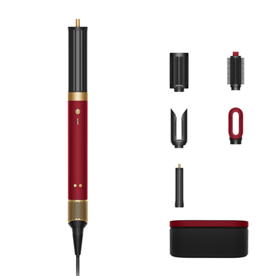 Стайлер Dyson HS09 Hairstyler Air Lab Coanda 2x Complete Long Straight+Wavy (Red Velvet/Gold) (2025) Мультистайлер цвета «красный бархат/золотой». Подходит для прямых и волнистых волос любой длины