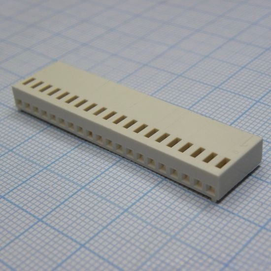 Разъём HU-20 2,54мм / 1375820-20TE / H2510-20PYC000R / DS1070-20F / L-KLS1-2.54-20-H