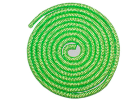 Скакалка гимнастическая, 3 метра. Цвет салатовый. :(TS-01):