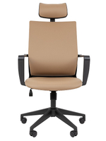 Офисное кресло CHAIRMAN 545 с подголовником, экокожа