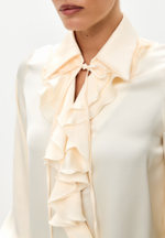 Блузка с жабо