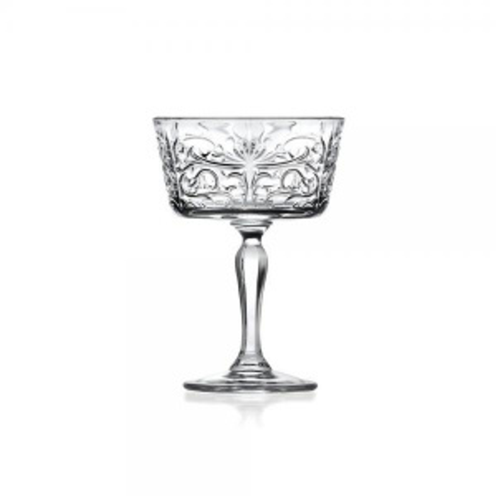 Бокал блюдце для шампанского RCR Luxion Tattoo 260 мл