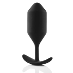 Черная анальная пробка для ношения 14см b-Vibe Snug Plug 4 BV-010-BLK