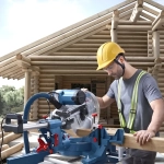 Bosch Professional GCM 340-305 D торцовочная пила с протяжкой 0601B60000