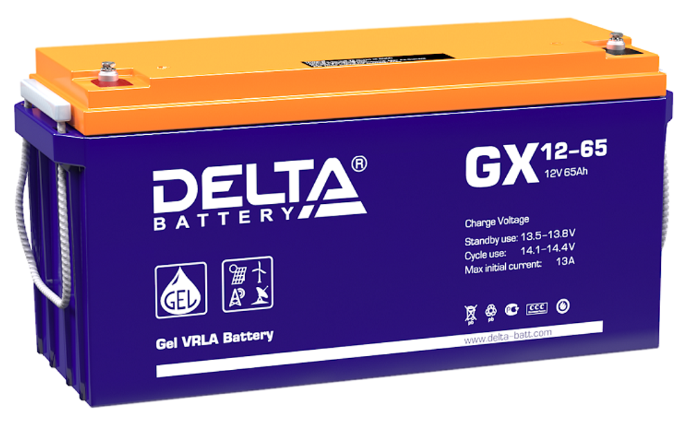 Батарея  Delta GX 12-65
