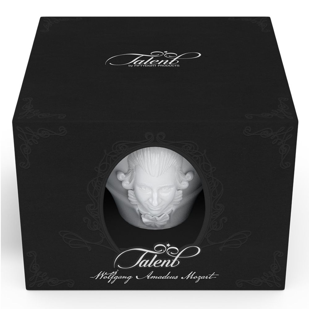 Чайная пара Talent, Wolfgang Amadeus Mozart, 260 мл, белая