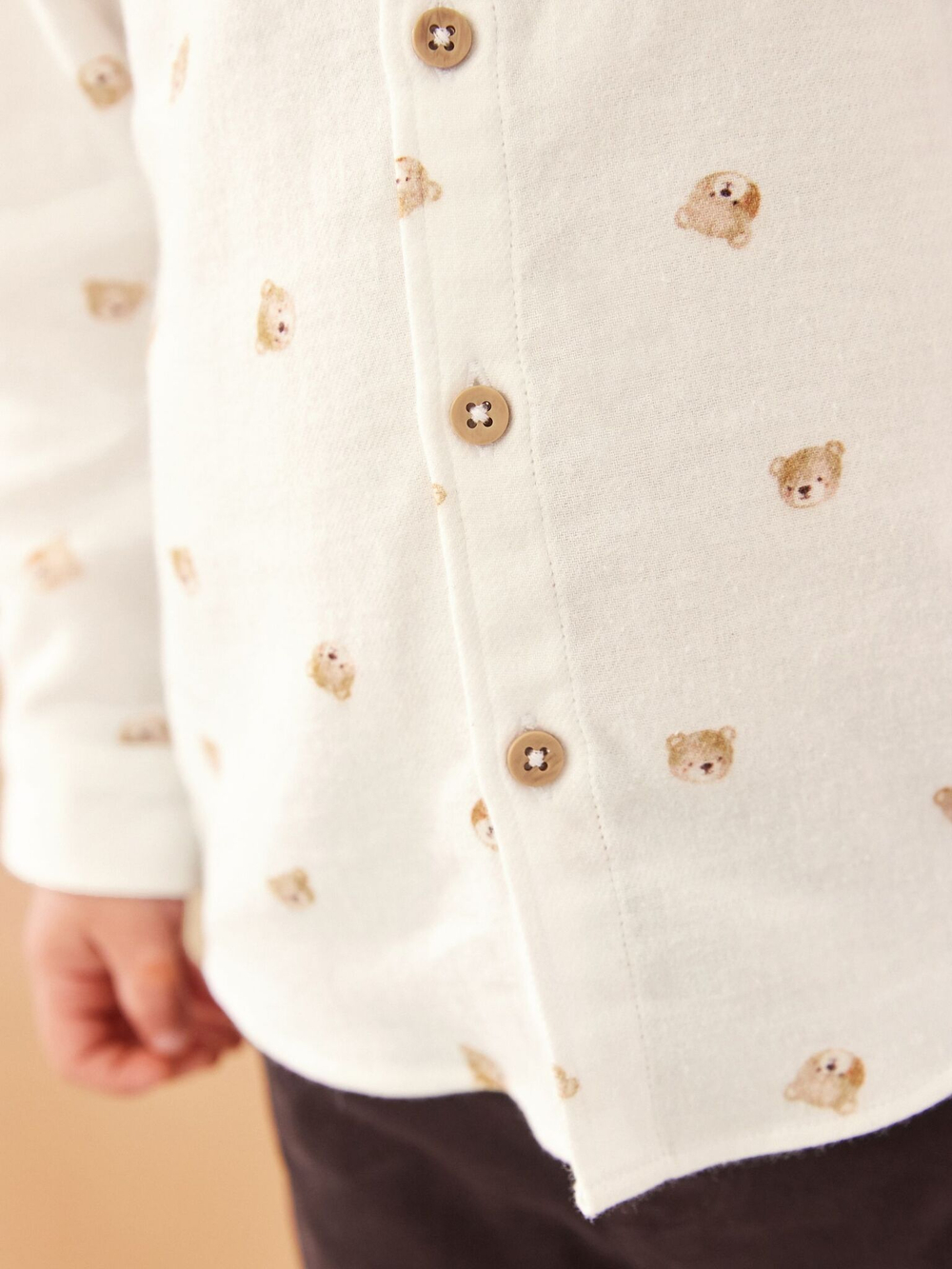 Рубашка для мальчика Next K83-269, Молочный