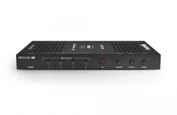 Wyrestorm NHD-0401-MV - мультивьюер 4:1 HDMI, поддержка 4K60, HDMI2.0, HDCP 2.2, HDR, де-эмбеддинг аудио, RS-232, ИК, совместим с NHD Touch, рекомендуется для NHD-400/500.