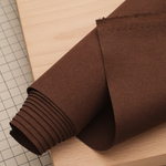 Микрофибра 0,7 мм а-ля велюр, цвет темно-коричневый, лист 140*50 см