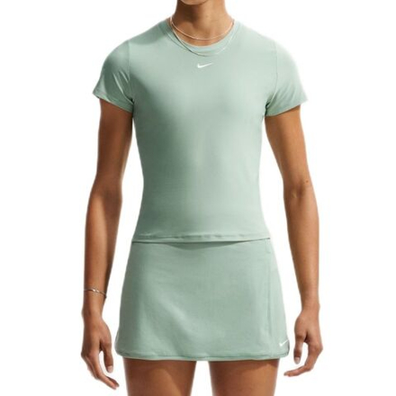 Женская теннисная футболка Nike Victory Dri-Fit Short Sleeve Tennis - steam/white
