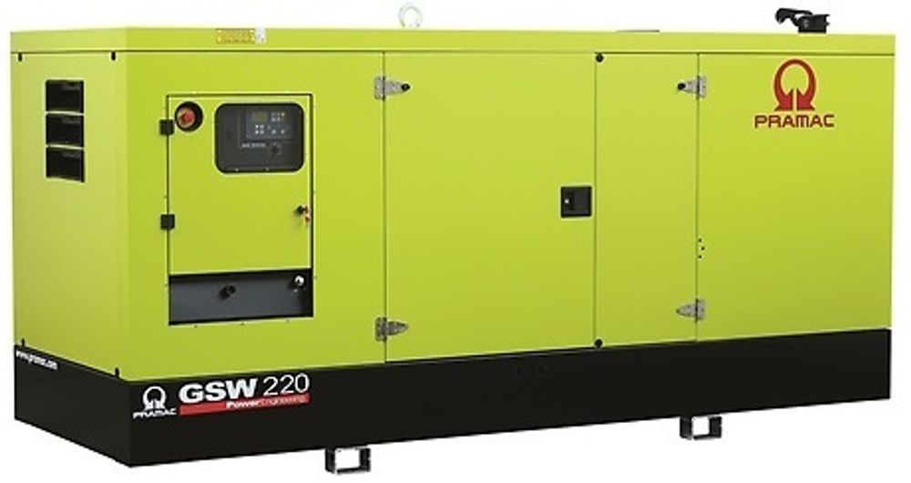 Дизельный генератор Pramac GSW 220 P в кожухе