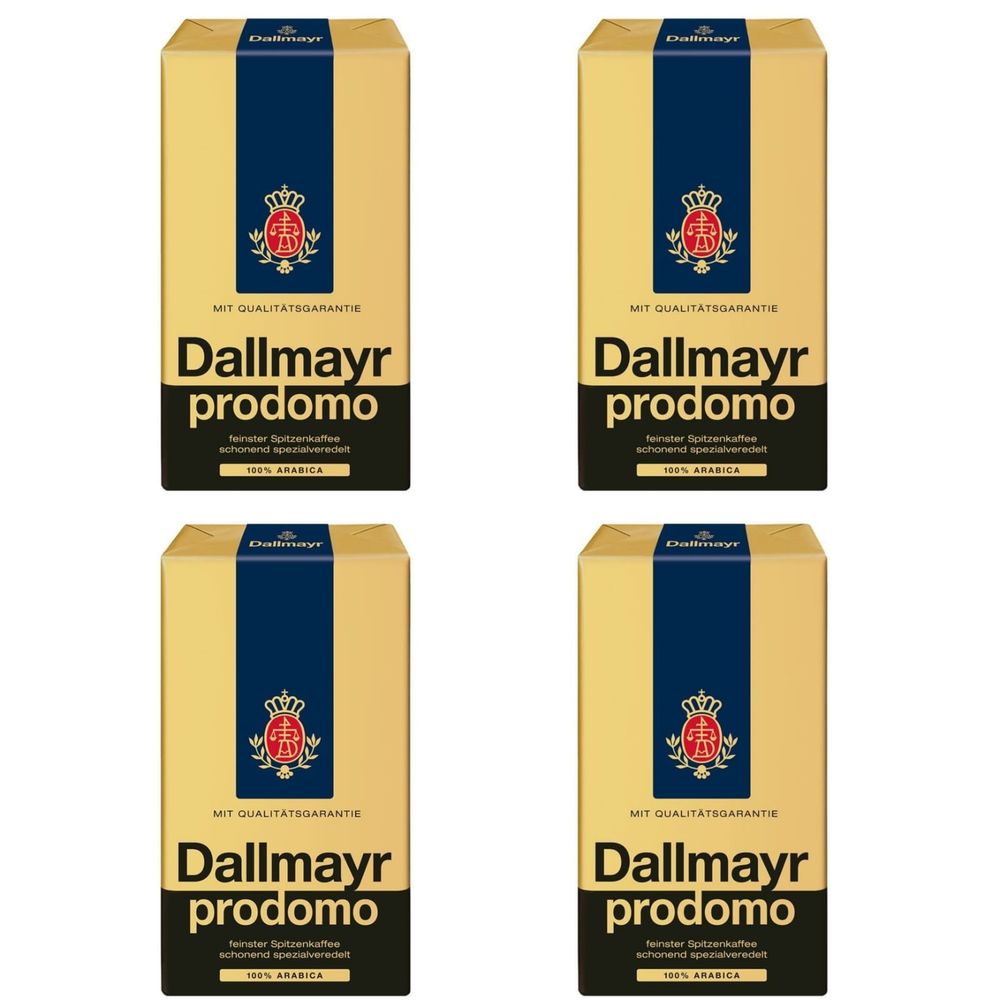 Кофе молотый Dallmayr Prodomo вакуумная упаковка 250 г, 4 шт