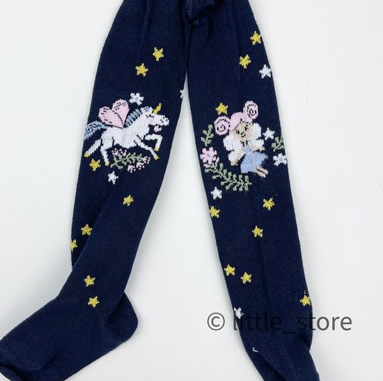 Колготки хлопковые "Волшебная сказка" синие