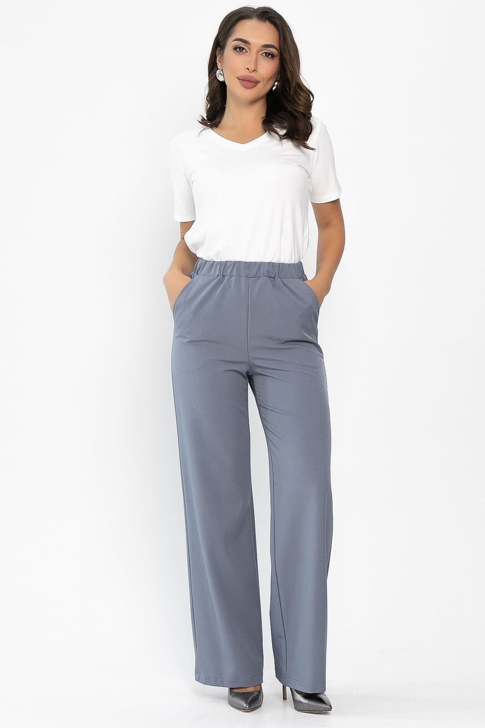 Брюки Бристоль (серо-голубые) Б14149-12М LT Collection