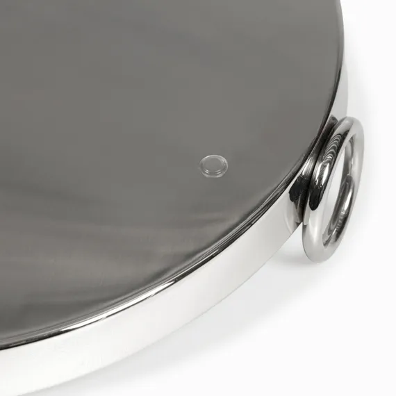 Поднос Roomy Ø50 см, серебристый