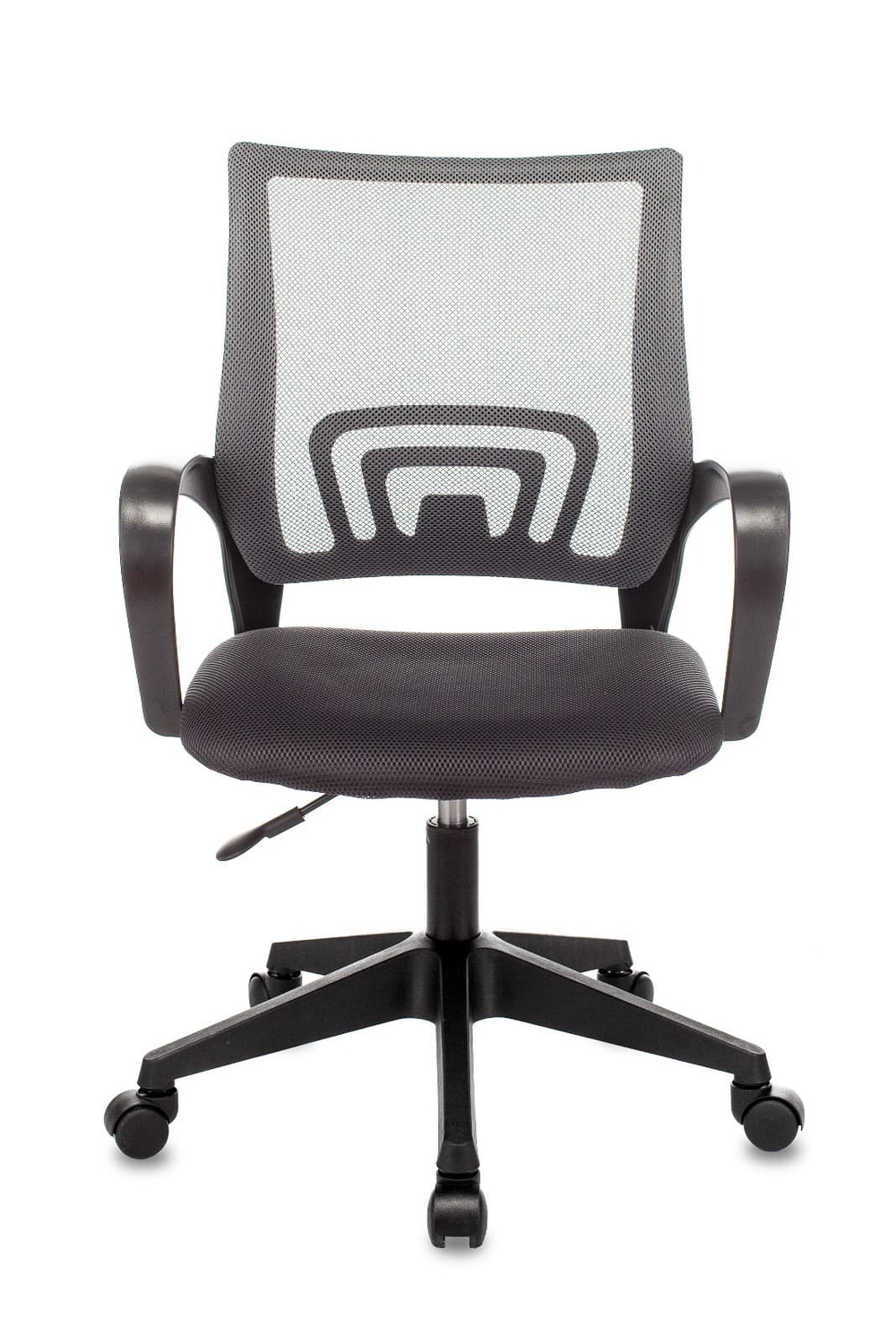Кресло офисное TopChairs ST-Basic сетка/ткань серый