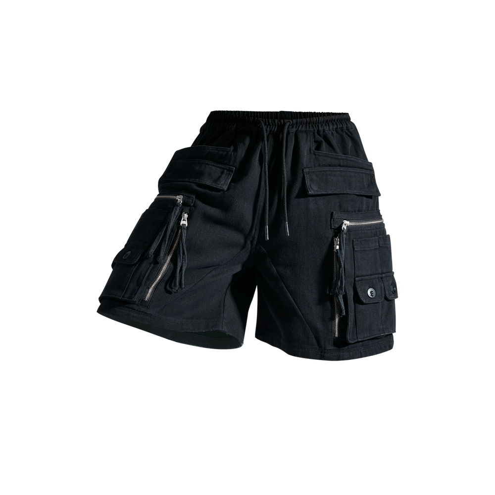 MULTIP cargo shorts black