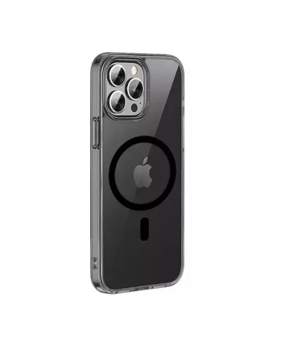 Чехол-накладка Wiwu Frosted Series Magsafe для Apple iPhone 14 Pro Max пластиковый матовый (прозрачно-черный)