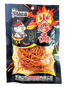 Соевая закуска Qiao Pi Dou курица с лапшой 40 гр