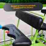 Семейный велосипед, двухместный, красный