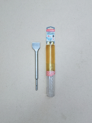 Зубило Зубр плоское изогнутое для перфораторов SDS+ 40*250мм