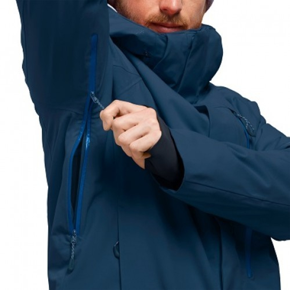 JACK WOLFSKIN куртка горнолыжная  EXOLIGHT ICY JACKET MEN 11340 poseidon blue