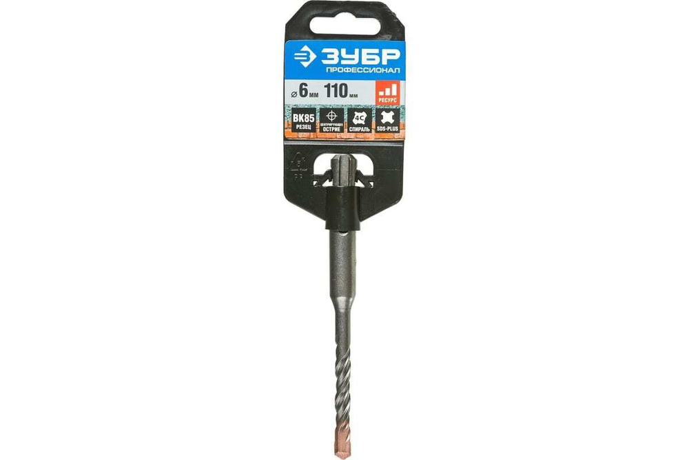 Бур ЗУБР Профессионал (6x110 мм; SDS-plus) 29314-110-06_z02