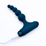 Бирюзовая анальная вибропробка с перезаряжаемой вибропулей 12,1см Lola Games Spice It Up New Edition Splendor 2.0 8017-05lola