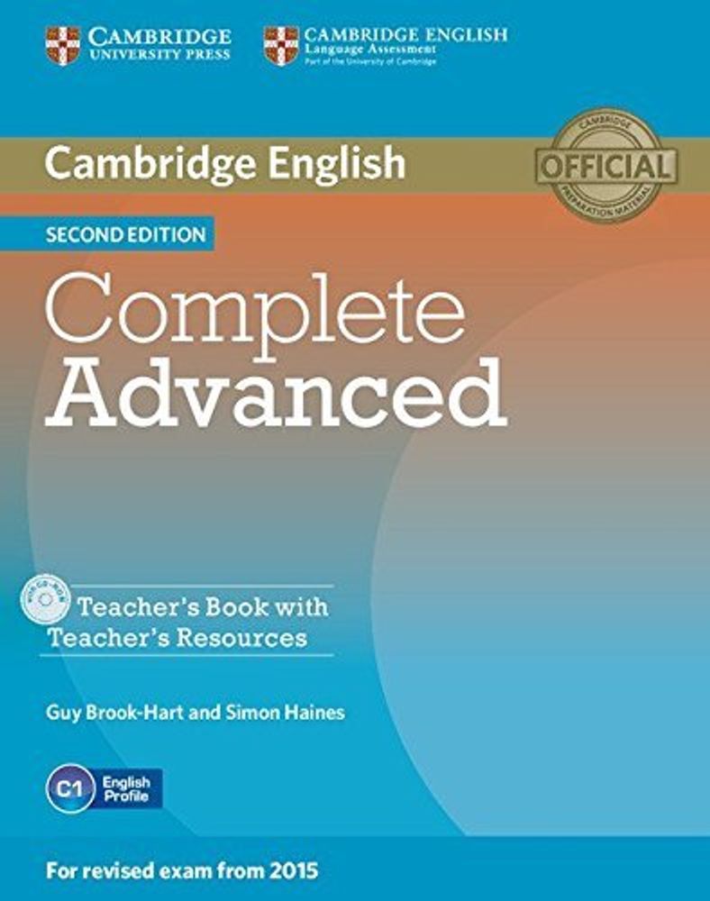 Complete Adv 2Ed книга для учителя (TB +Teach Res CD-ROM Rev Exam 2015)