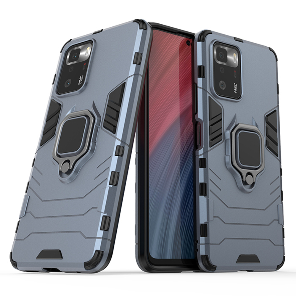 Противоударный чехол с кольцом Panther Case для Xiaomi Poco X3 GT