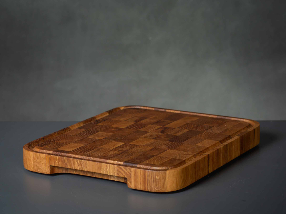 Доска дубовая 375x314x34