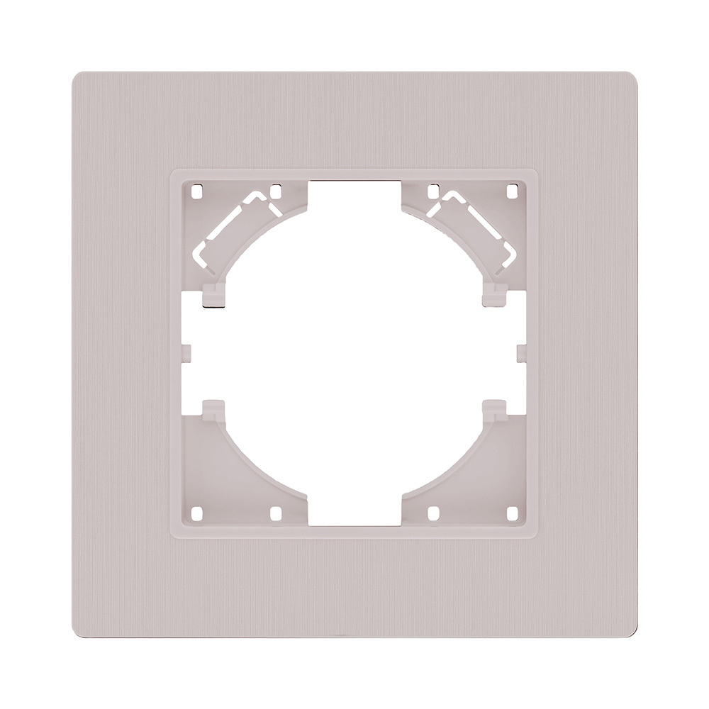 Рамка 1-постовая, кашемир матовый Kollinger Eleganz Plex EP1CM
