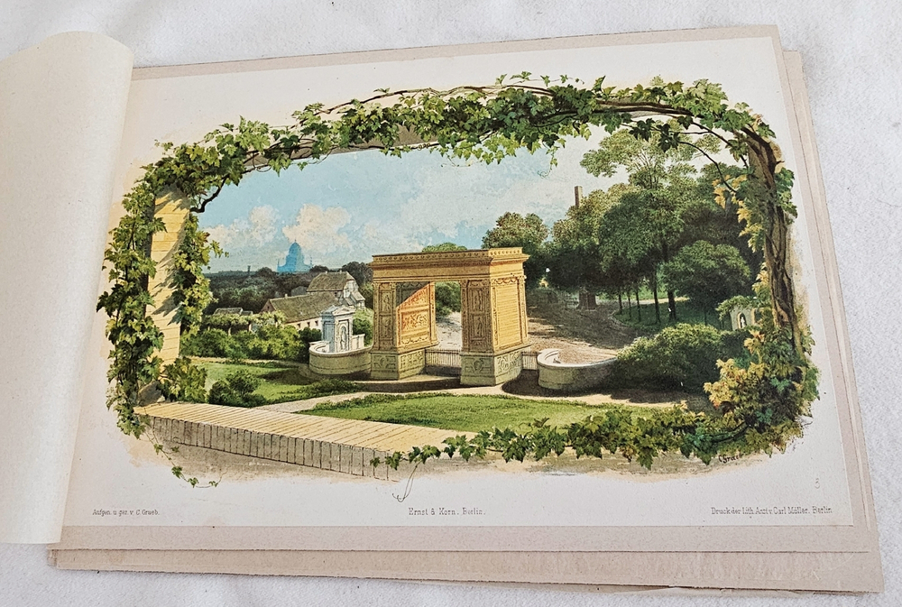[Грэб К. Архитектурные и ландшафтные изображения Сан-Суси и его окрестностей. По акварелям Карла Грэба] [Graeb C. Architektonisch-Landschaftliche Darstellungen von Sans-Souci und Umgebung. - Nach Aquarellen von Carl Graeb. Im reichsten Farbendruck von S