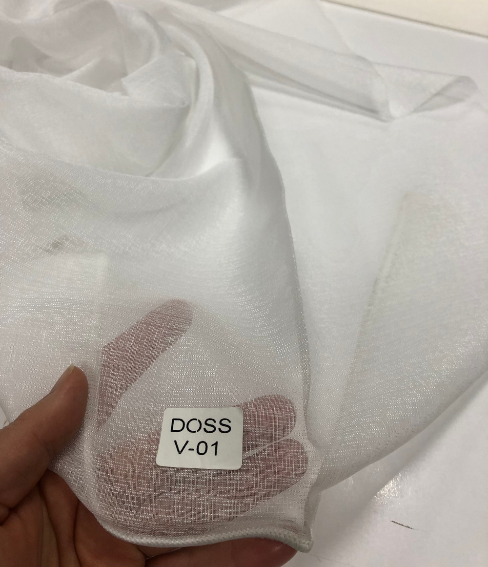 Тюль французский кристалон Arya арт Doss col. v-01 белый